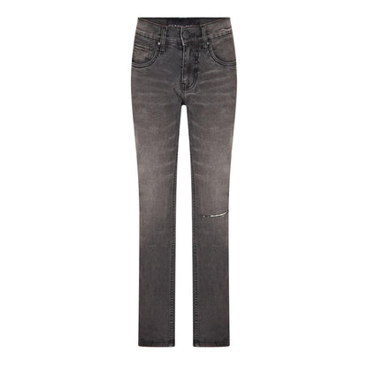 Grey - Front - Criminal Damage Womens-Ladies Essential Ripped Slim Jeans