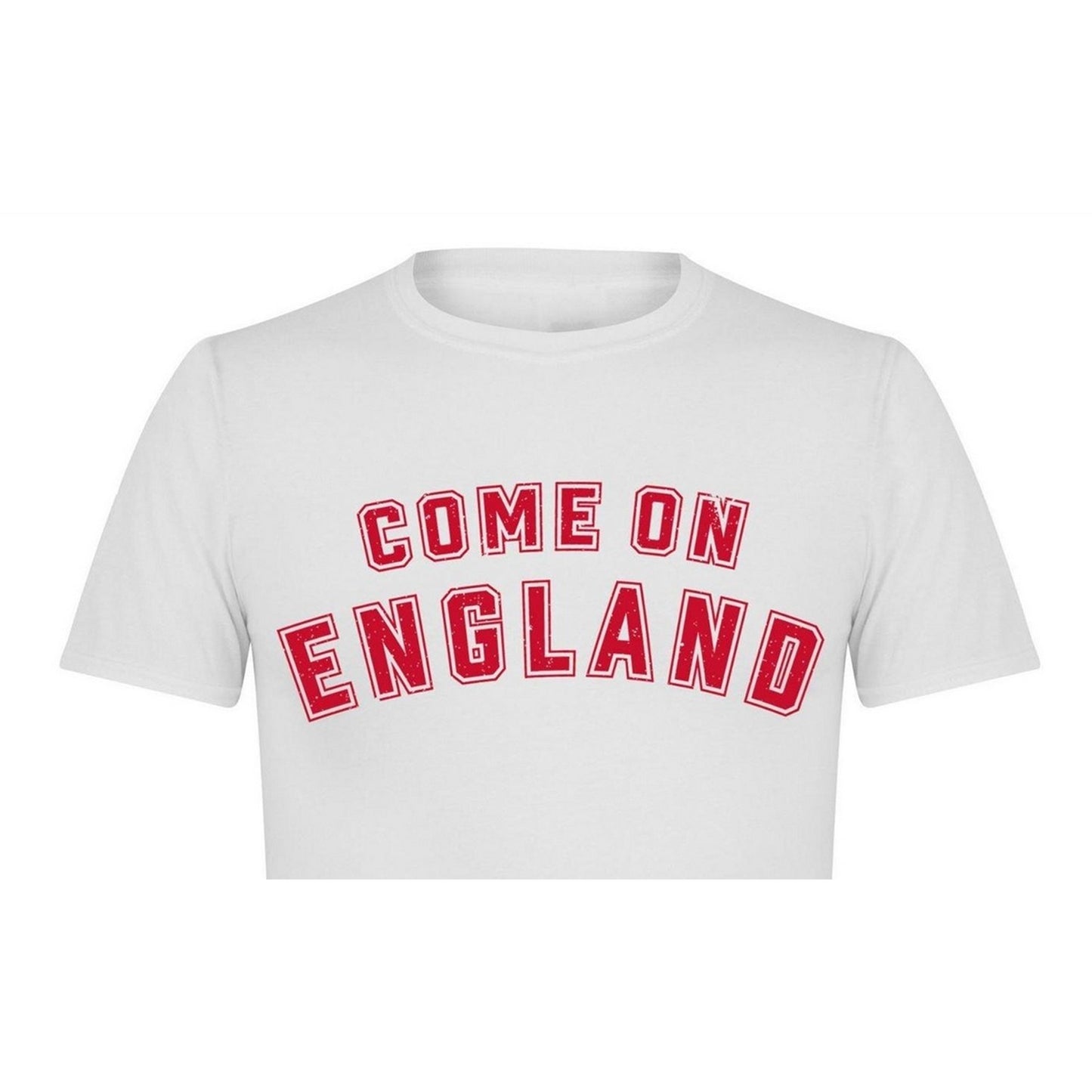 White - Lifestyle - AWD Mens Come On England T-Shirt
