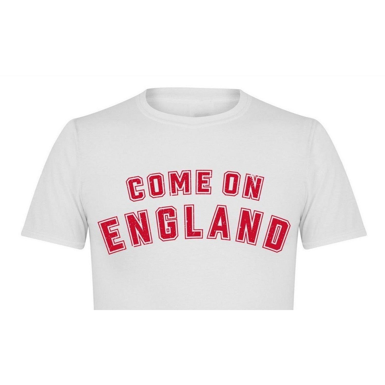 White - Lifestyle - AWD Mens Come On England T-Shirt