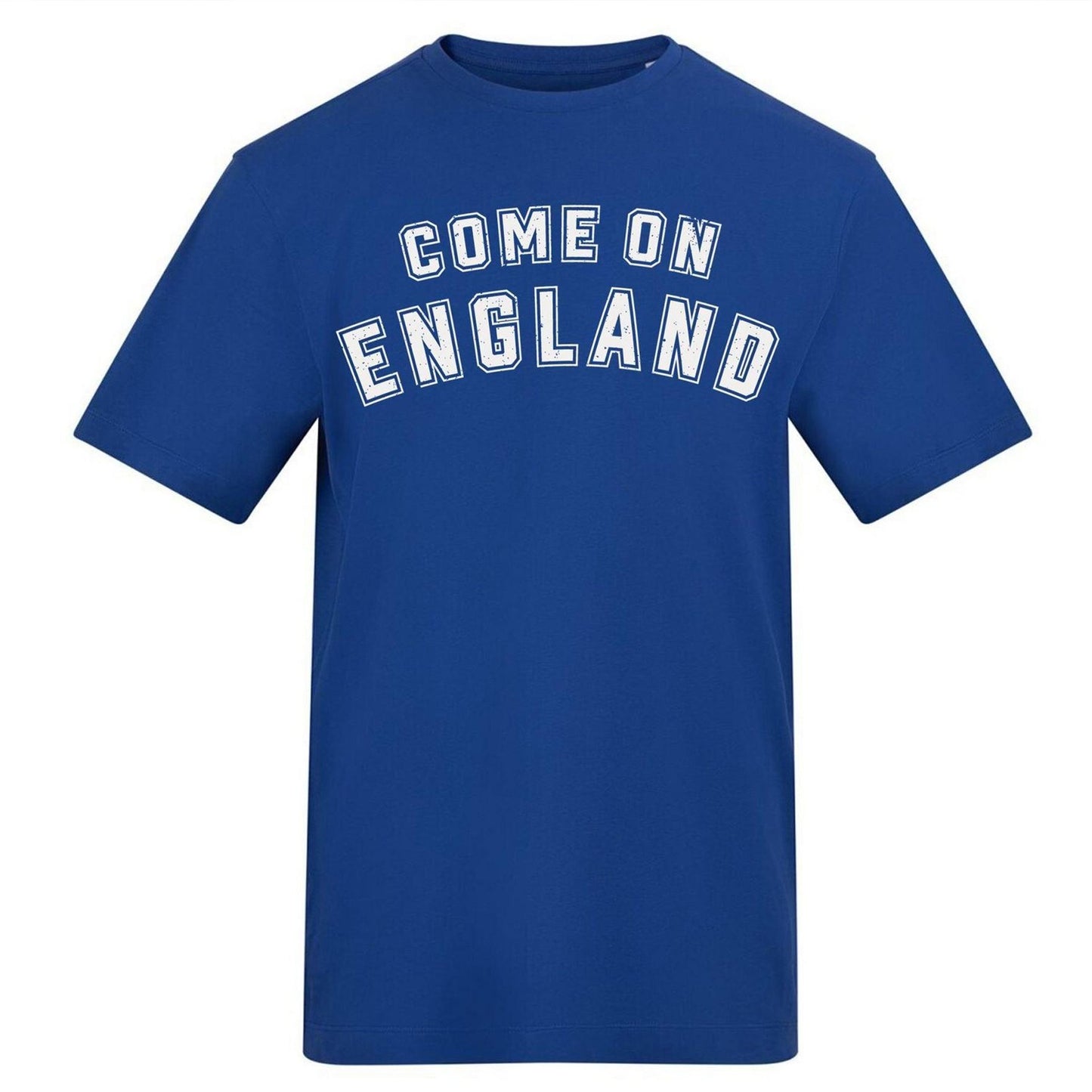 Blue - Front - AWD Mens Come On England T-Shirt