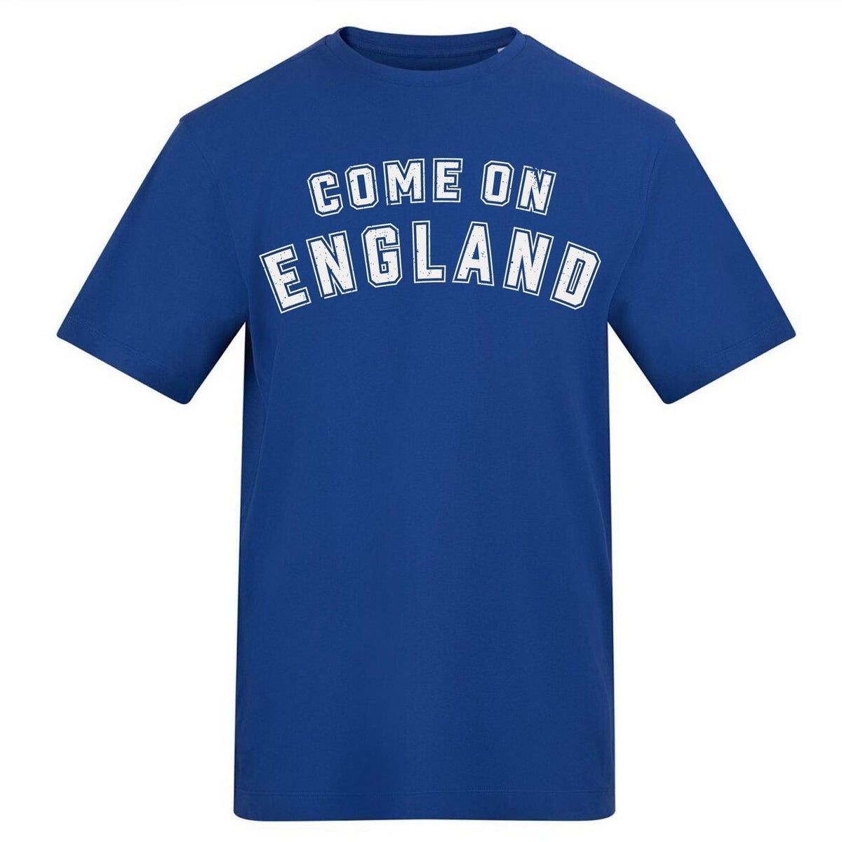 Blue - Front - AWD Mens Come On England T-Shirt