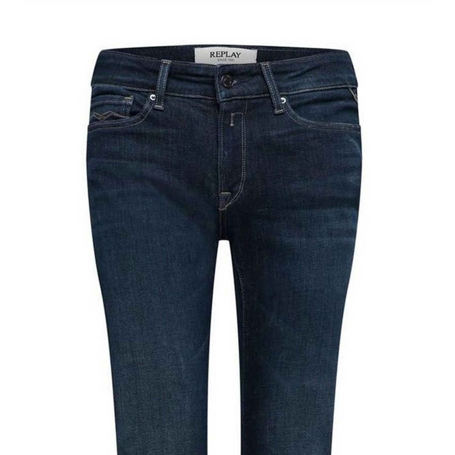Blue - Side - Replay Womens-Ladies Luz Bootcut Jeans