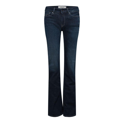 Blue - Front - Replay Womens-Ladies Luz Bootcut Jeans