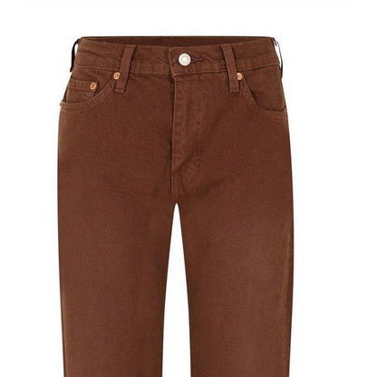 Clay Red - Side - Levis Womens-Ladies 511 Cotton Blend Slim Jeans