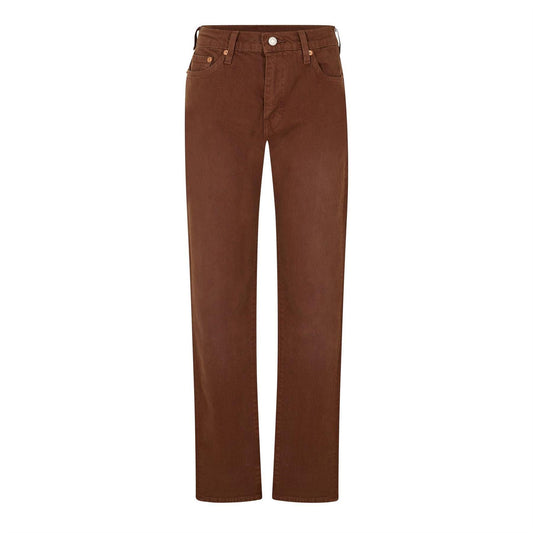 Clay Red - Front - Levis Womens-Ladies 511 Cotton Blend Slim Jeans