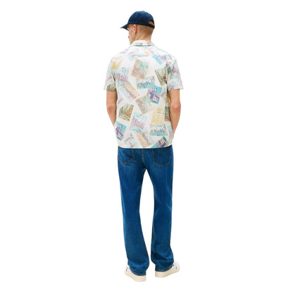 Ecru - Back - Tommy Jeans Mens Regular Shirt