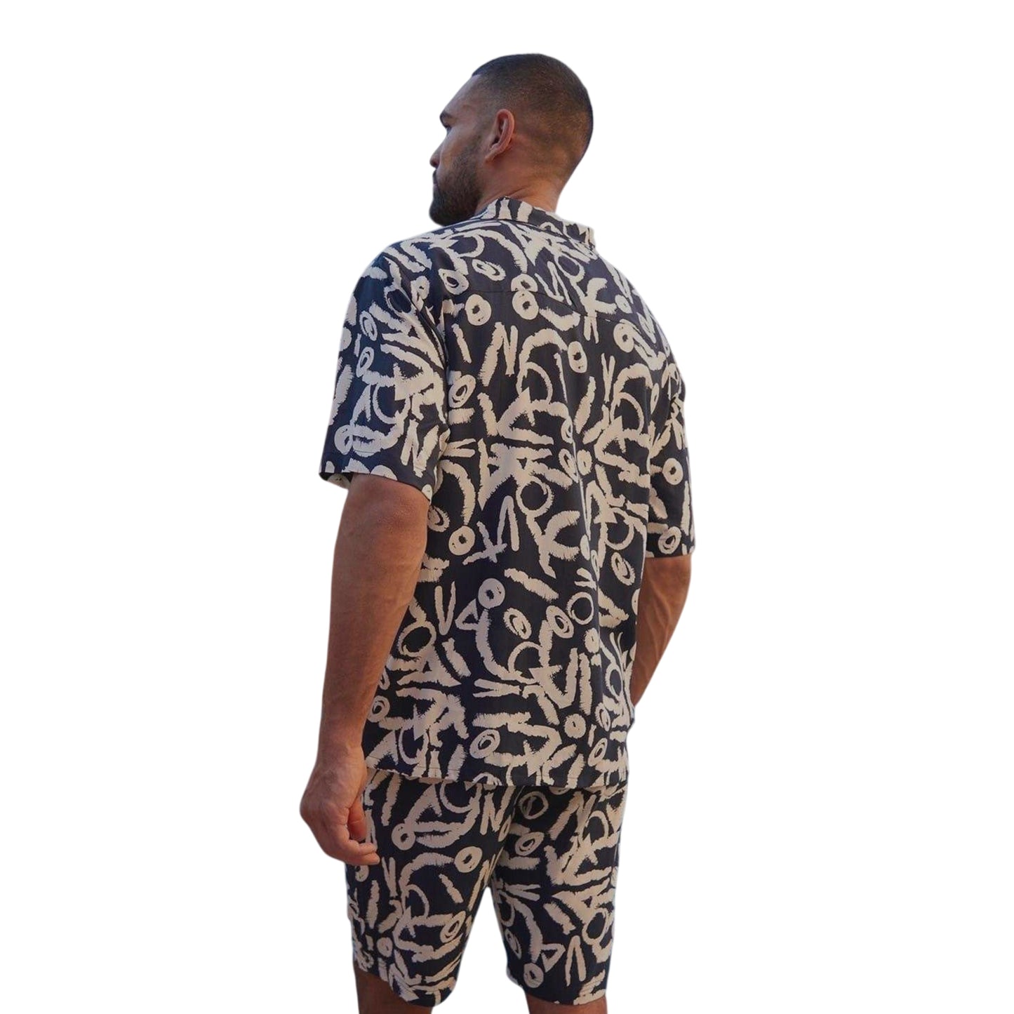 Navy - Back - Threadbare Mens Langdale Regular Shirt