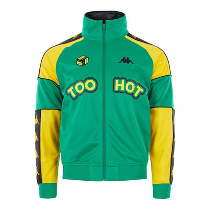 Bright Yellow-Black - Front - Kappa Mens Too Hot Jacket