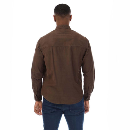 Brown - Back - Boss Mens Owen Shirt