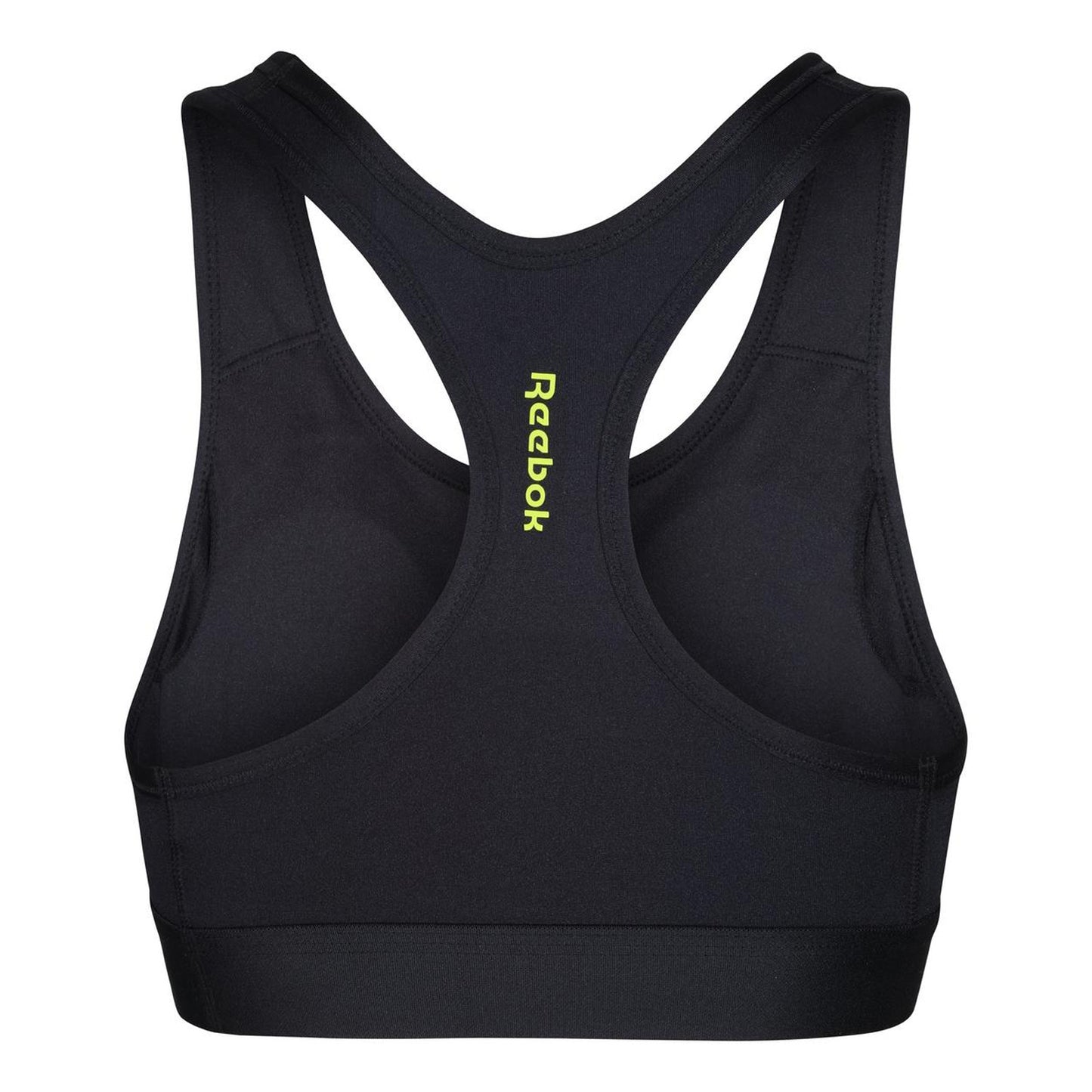 Black-Yellow - Back - Reebok Womens-Ladies Sophia Sports Bra
