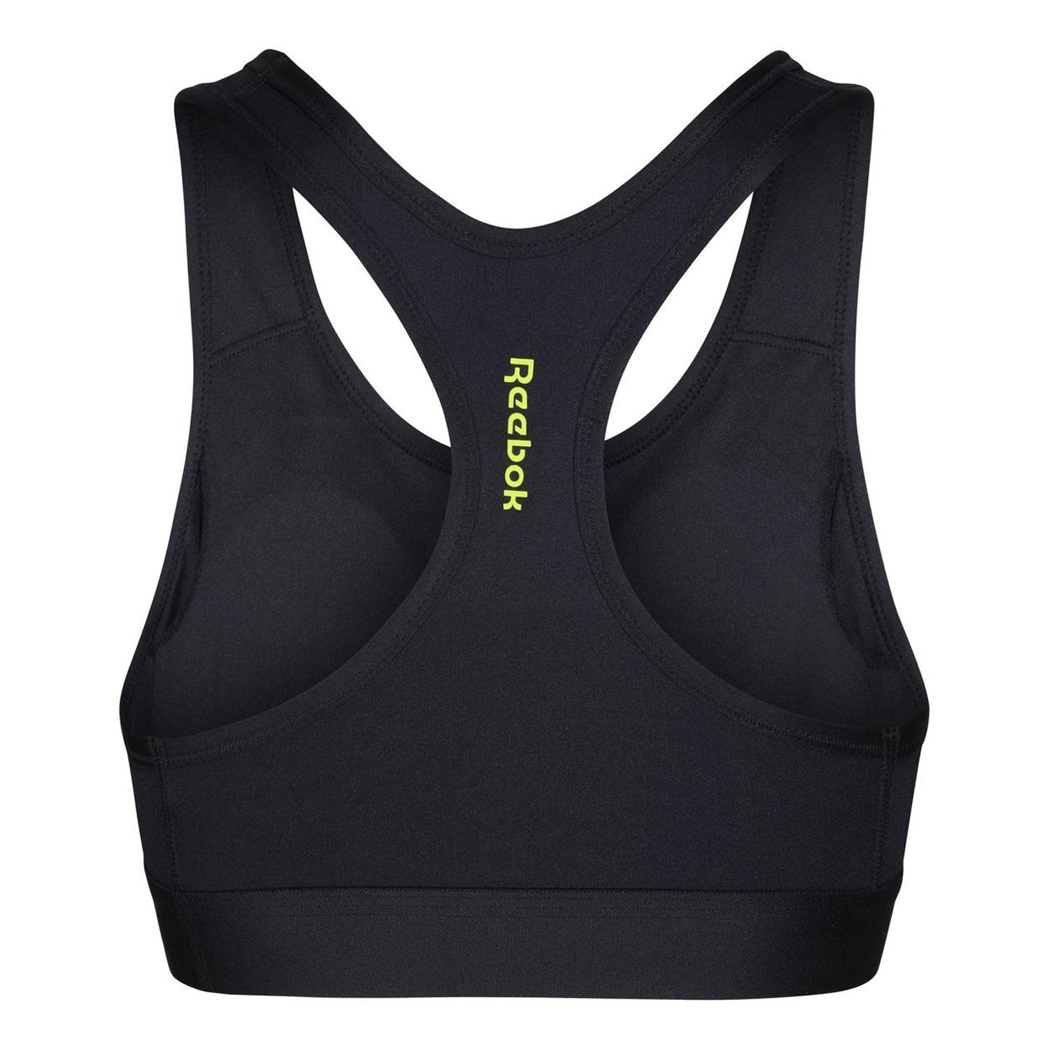 Black-Yellow - Back - Reebok Womens-Ladies Sophia Sports Bra