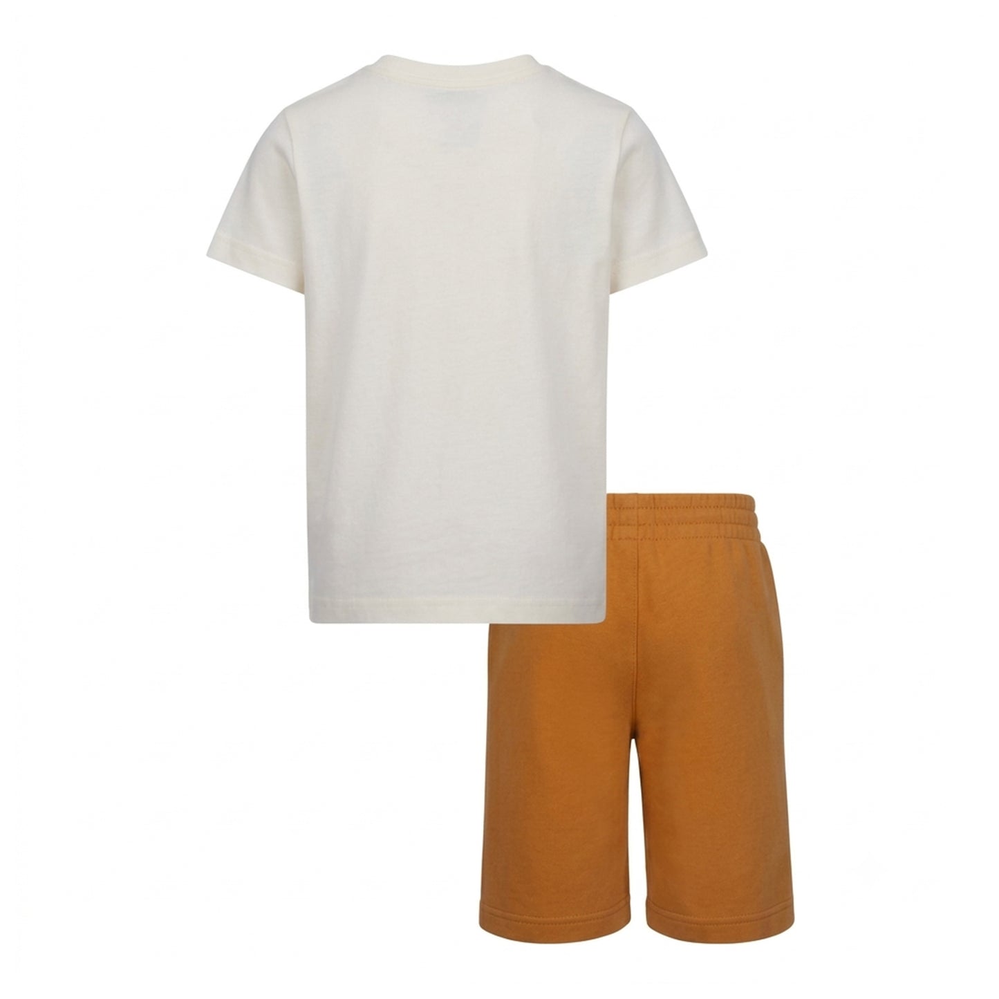Monarch-Orange - Back - Nike Childrens-Kids Logo T-Shirt & Shorts Set