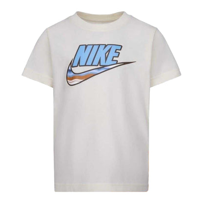 Monarch-Orange - Side - Nike Childrens-Kids Logo T-Shirt & Shorts Set