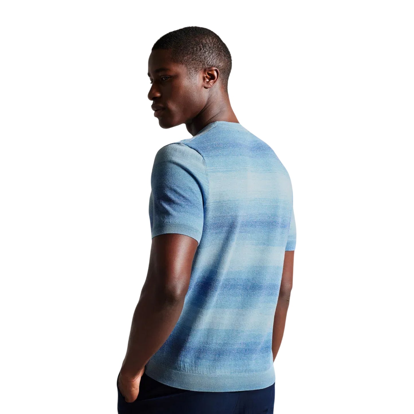 Blue - Back - Ted Baker Unisex Adult Notte T-Shirt