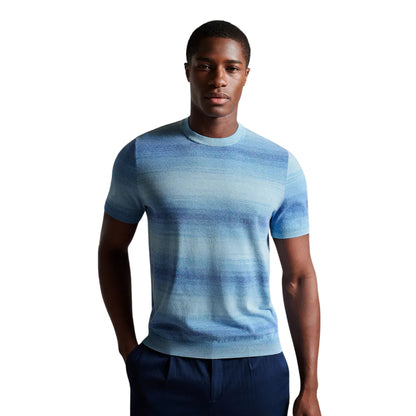 Blue - Side - Ted Baker Unisex Adult Notte T-Shirt