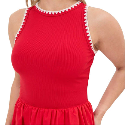 Red - Side - I Saw It First Womens-Ladies Midaxi Dress