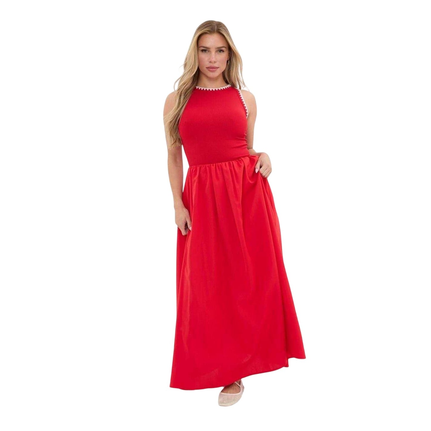 Red - Lifestyle - I Saw It First Womens-Ladies Midaxi Dress