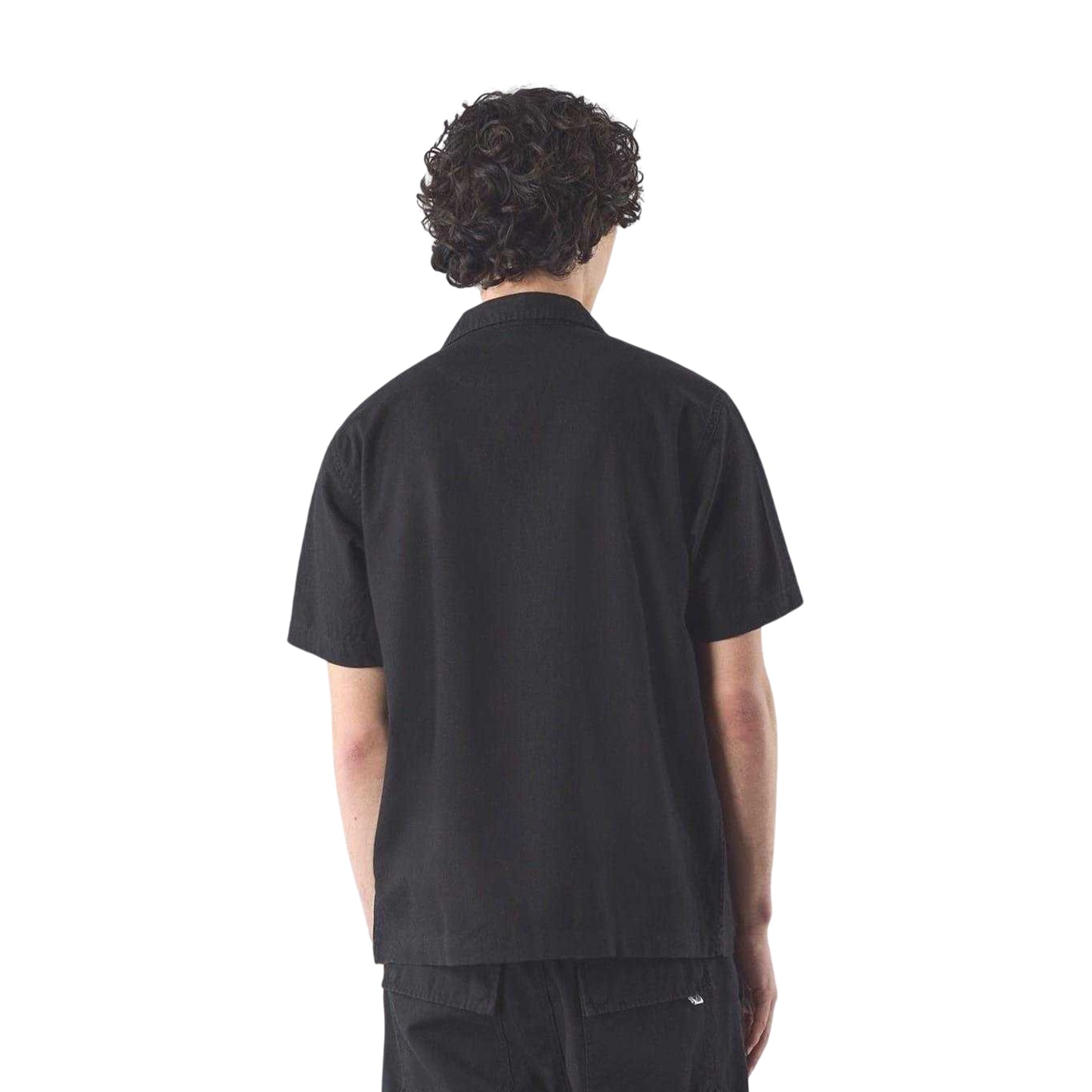Black - Back - Pretty Green Mens Regular Short-Sleeved Shirt