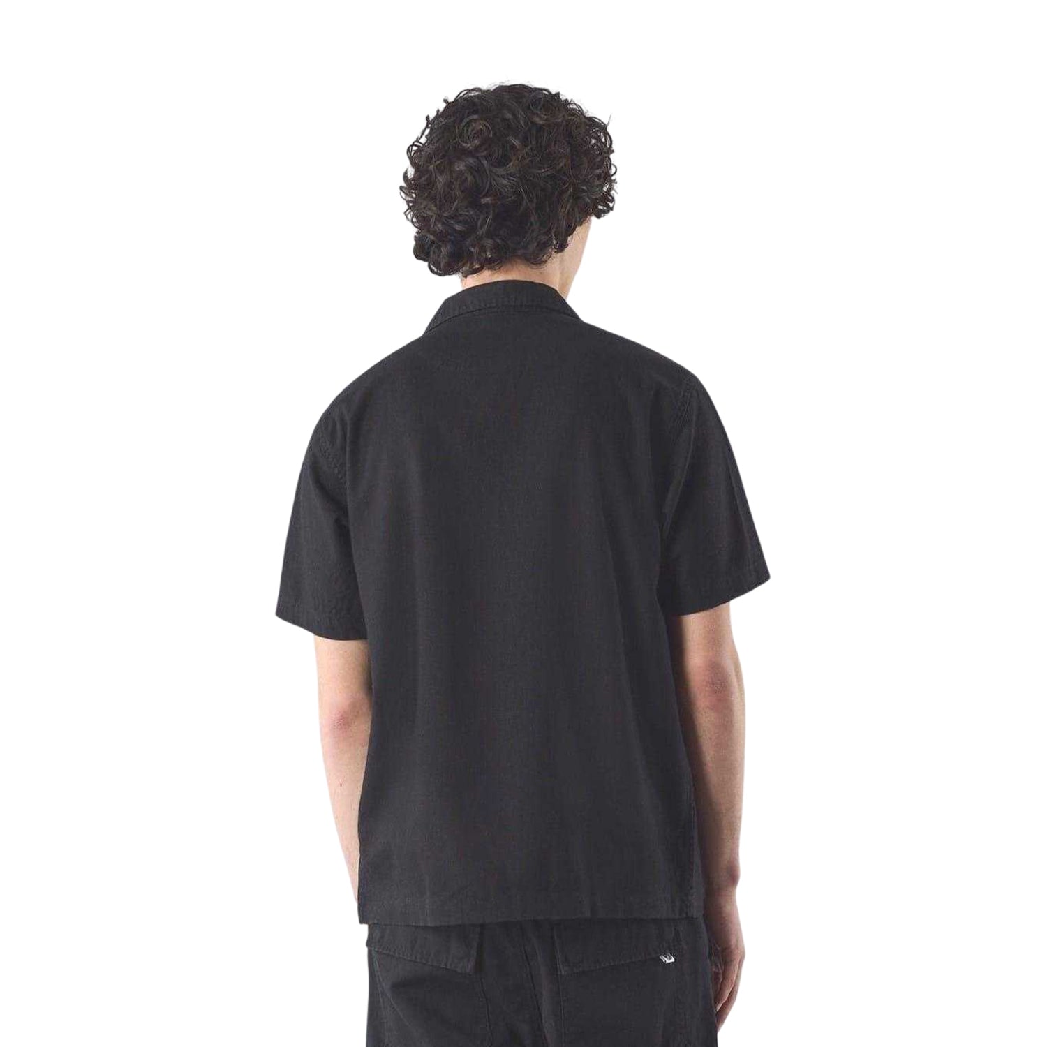 Black - Back - Pretty Green Mens Regular Short-Sleeved Shirt