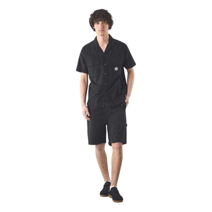 Black - Lifestyle - Pretty Green Mens Regular Short-Sleeved Shirt