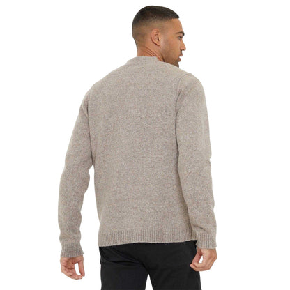 Charcoal Marl - Back - Threadbare Mens Dutch Cardigan