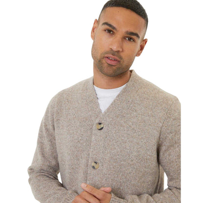 Charcoal Marl - Side - Threadbare Mens Dutch Cardigan