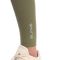 Khaki Green - Side - Skins Womens-Ladies Series-3 Soft Long Leggings
