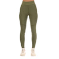 Khaki Green - Front - Skins Womens-Ladies Series-3 Soft Long Leggings