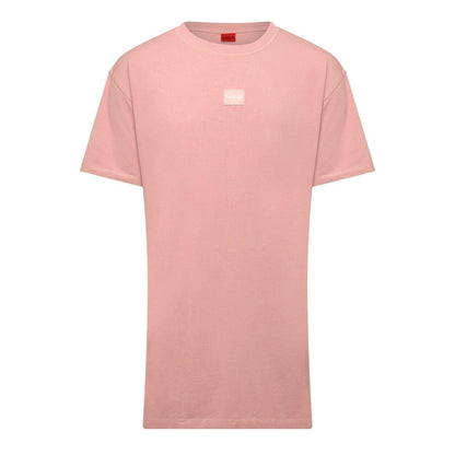 Pink - Front - Hugo Womens-Ladies Nite Cotton Nightdress