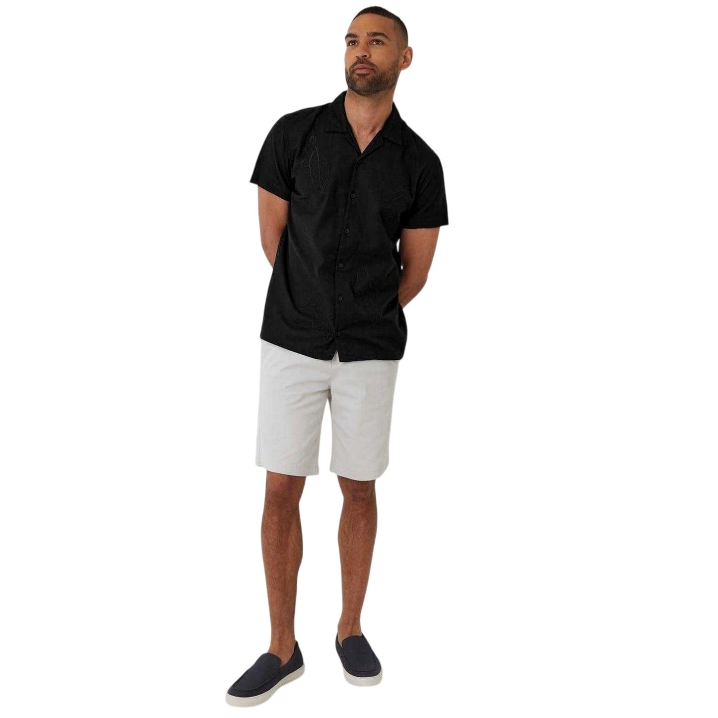 Black - Lifestyle - Threadbare Mens Maples Regular Shirt