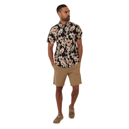 Black - Lifestyle - Threadbare Mens Bellis Regular Shirt