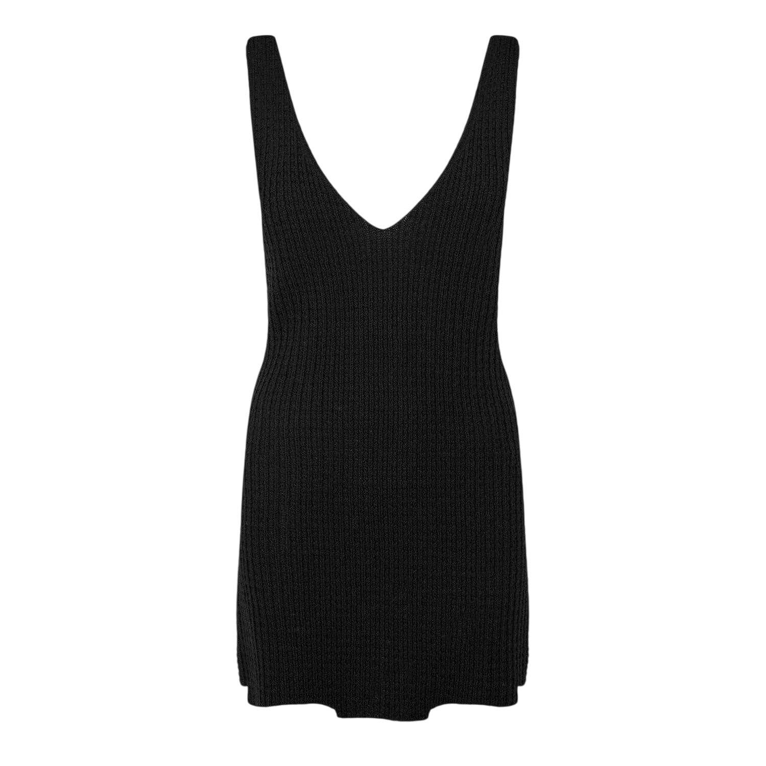 Black - Back - Jack Wills Womens-Ladies Mini V Neck Slip Dress