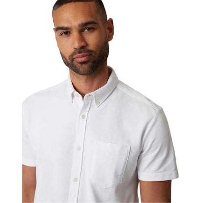 White - Side - Threadbare Mens Majestic Shirt