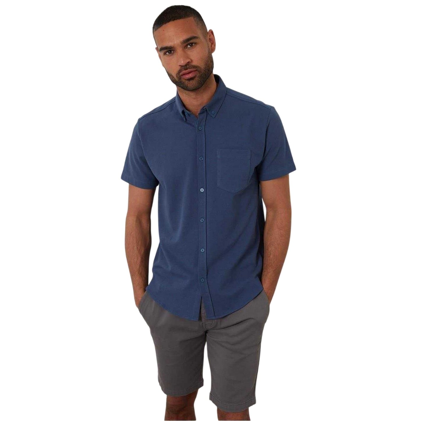 Denim - Front - Threadbare Mens Majestic Shirt