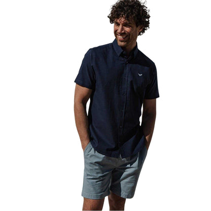 Navy - Side - Threadbare Mens Inferno Shirt