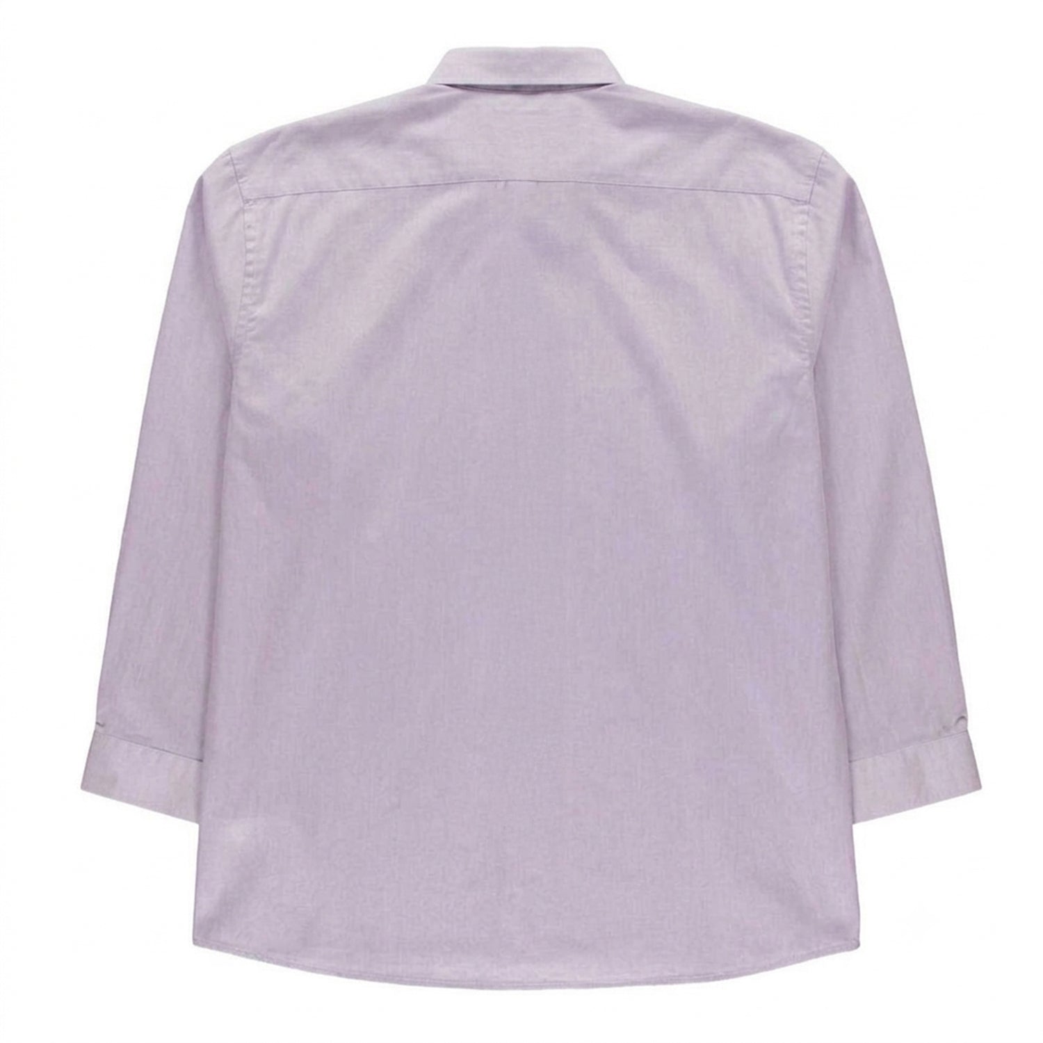 Purple - Back - Raging Bull Mens Plain Tall Long-Sleeved Shirt