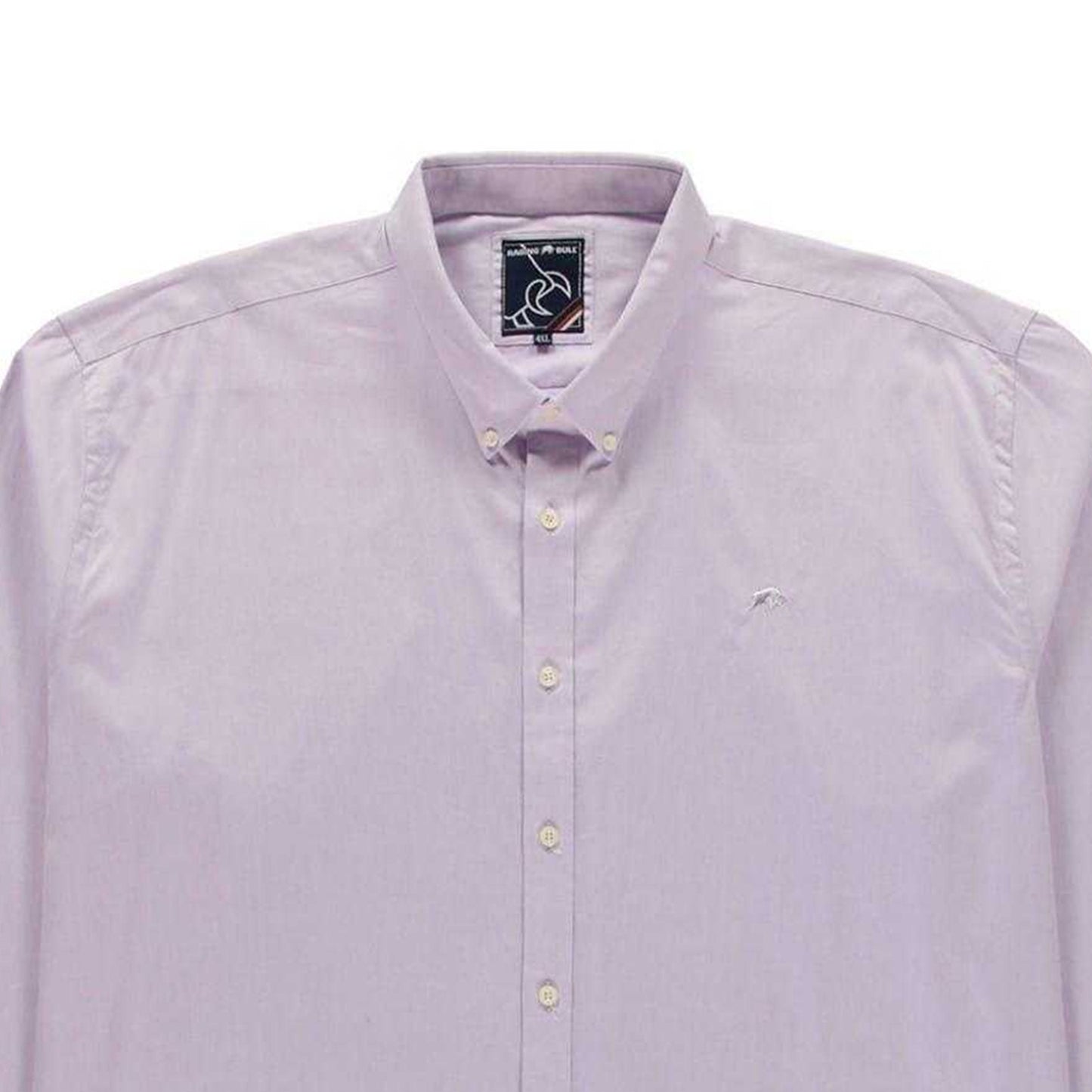 Purple - Side - Raging Bull Mens Plain Tall Long-Sleeved Shirt