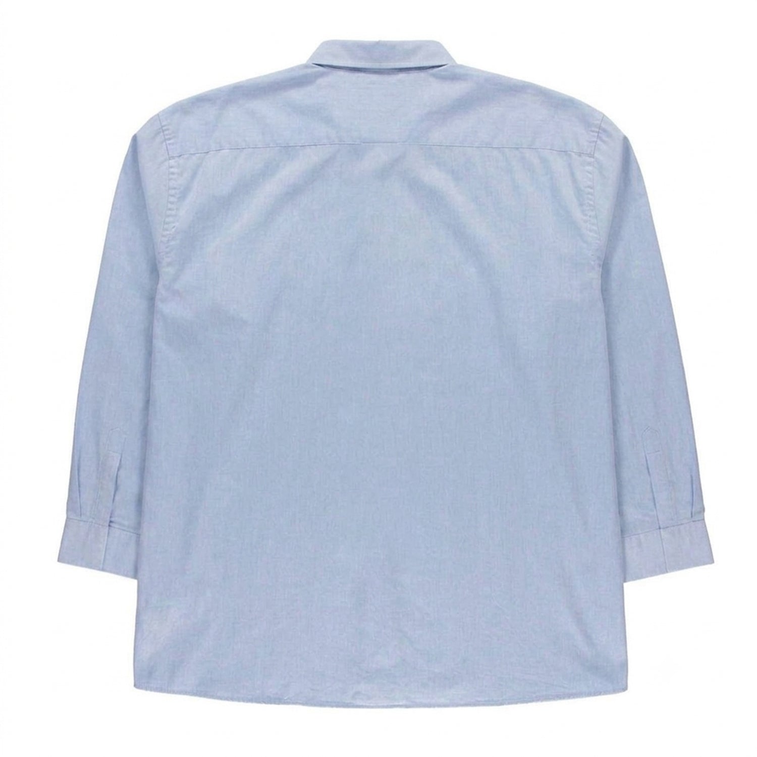 Sky Blue - Back - Raging Bull Mens Plain Tall Long-Sleeved Shirt
