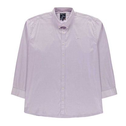 Purple - Front - Raging Bull Mens Plain Tall Long-Sleeved Shirt