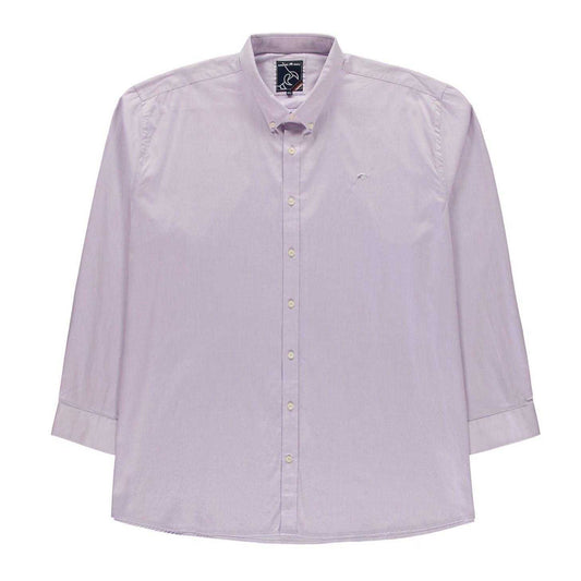 Purple - Front - Raging Bull Mens Plain Tall Long-Sleeved Shirt