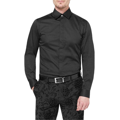 Black - Lifestyle - Without Prejudice Mens Sateen Skinny Shirt