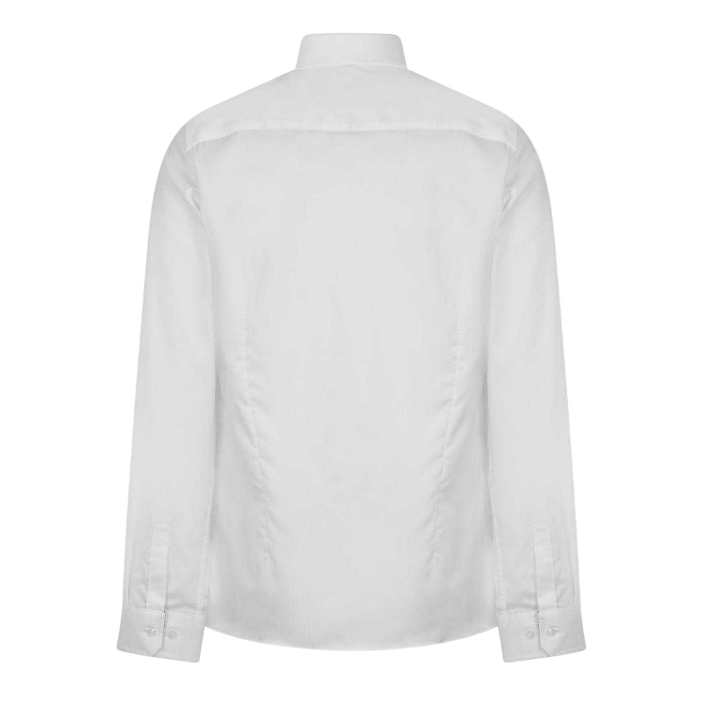 White - Back - Ted Baker Mens Holmess Slim Long-Sleeved Shirt