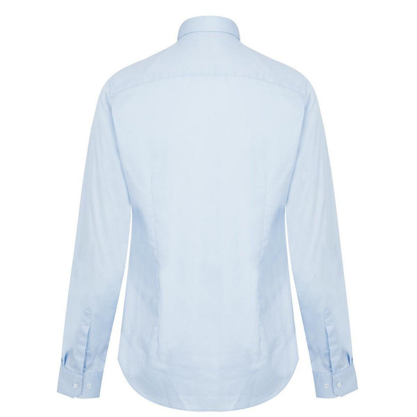 Ice Blue - Back - Ted Baker Mens Islass Slim Long-Sleeved Shirt
