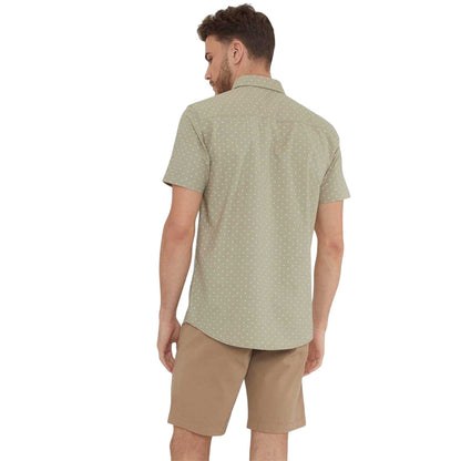 Sage - Back - Threadbare Mens Leo Regular Shirt