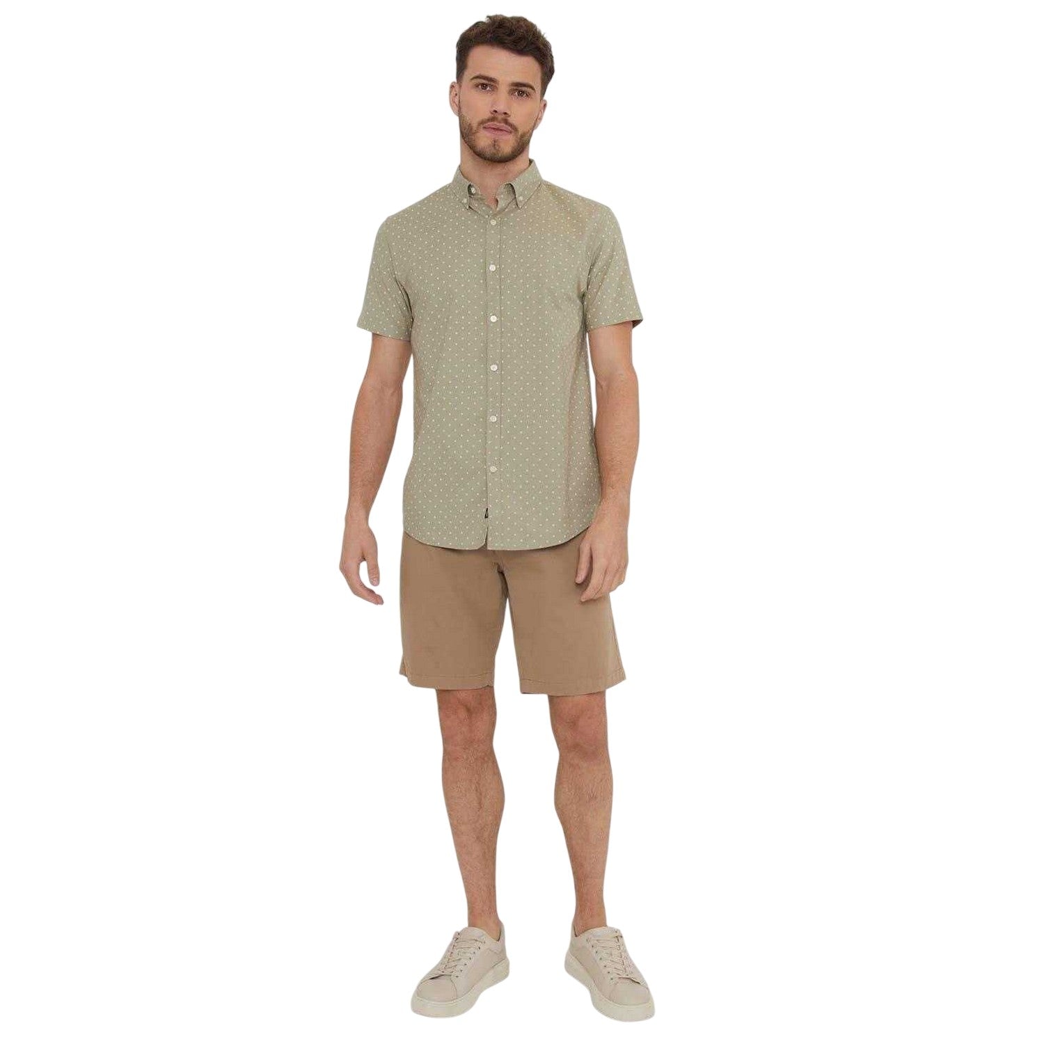Sage - Lifestyle - Threadbare Mens Leo Regular Shirt