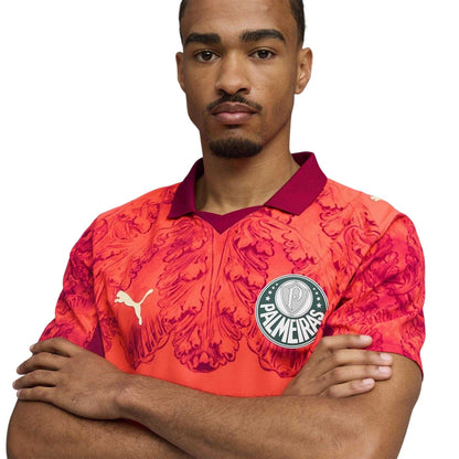Glowing Red - Side - SE Palmeiras Mens 25-26 Puma Goalkeeper Jersey