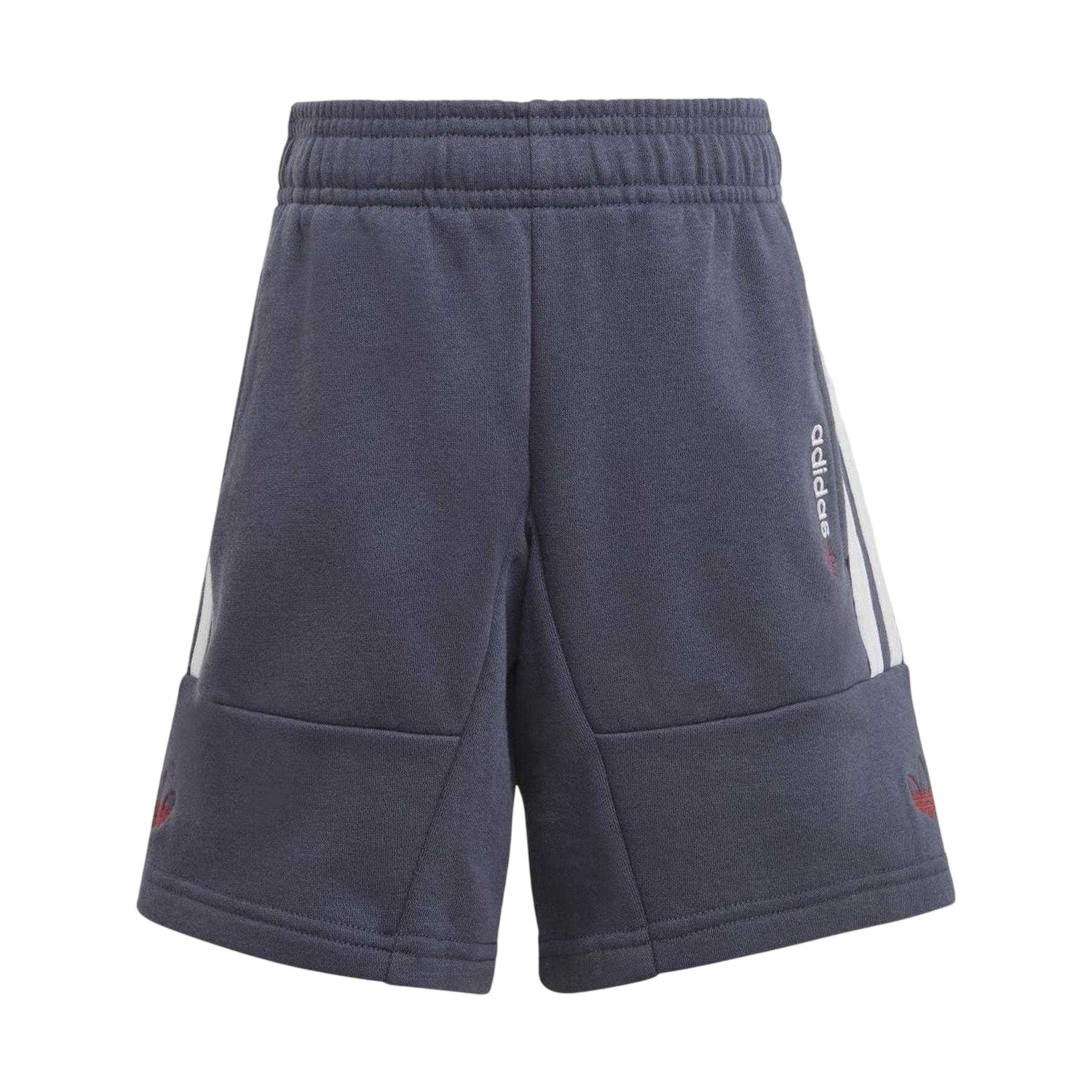 Navy-White - Lifestyle - Adidas Childrens-Kids Colour Block T-Shirt & Shorts Set