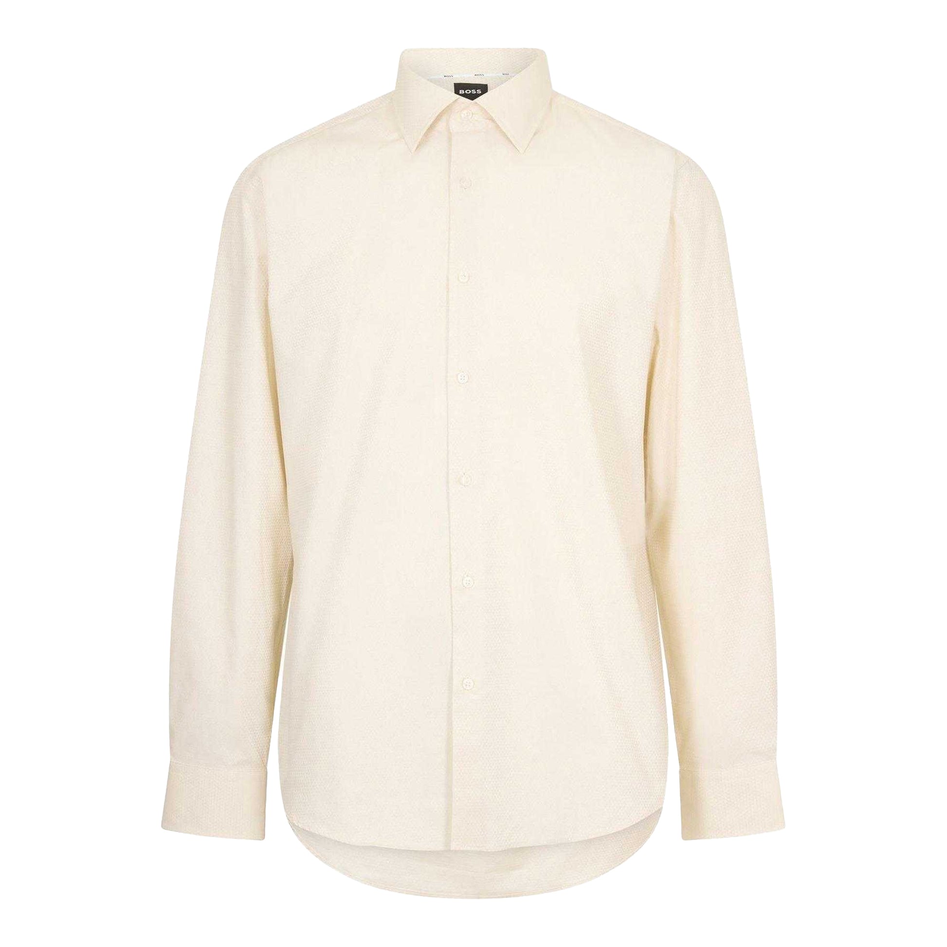 White - Front - Boss Mens H-Joe-Kent Shirt