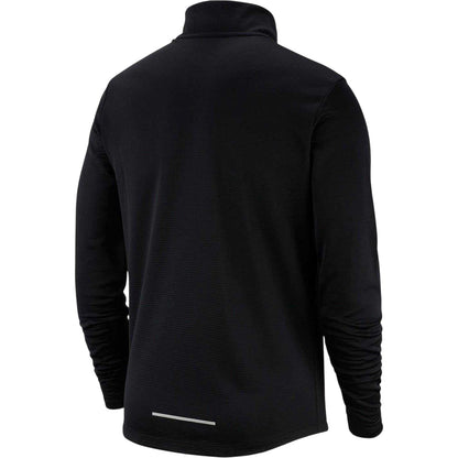 Black - Back - Nike Mens Core Half Zip Long-Sleeved Running Top
