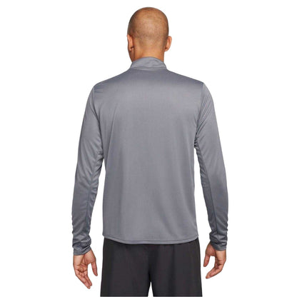 Smoke Grey - Back - Nike Mens Core Half Zip Long-Sleeved Running Top